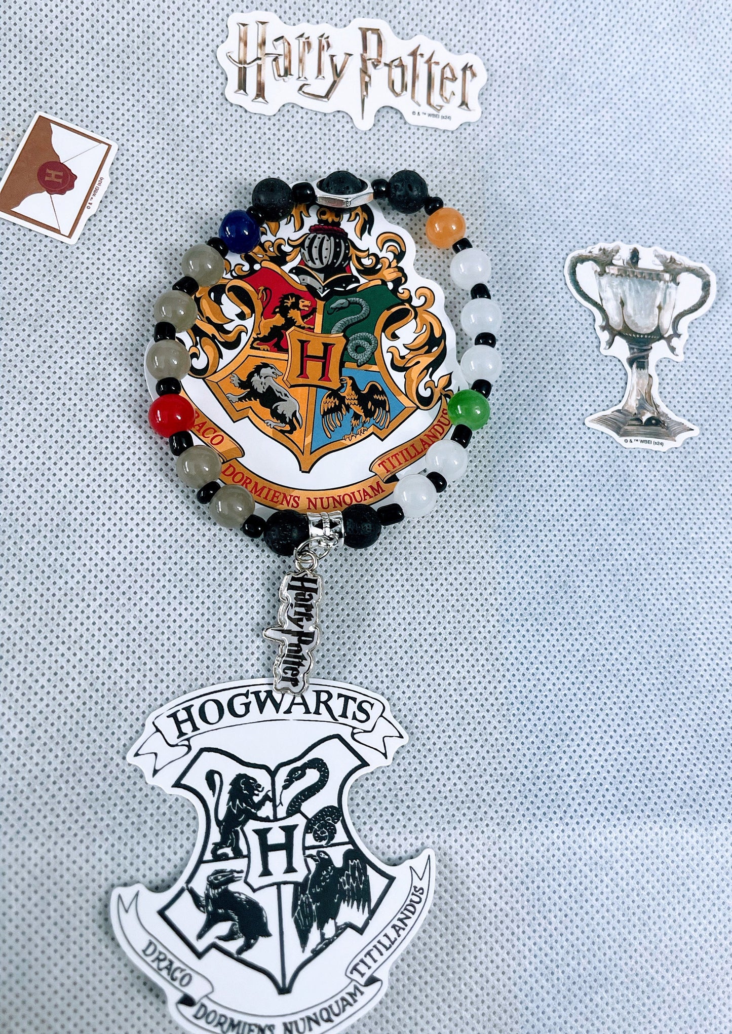 Wizarding House Bracelets, Harry Potter Inspired Jewelry, Hufflepuff, Gryffindor, Ravenclaw, Slytherin, Harry Potter Fans, Handmade